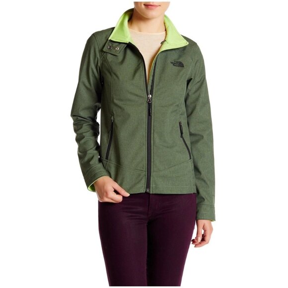 The North Face Women's Calentito 2 Jacket Sz L Laurel Wreath Green Heather - Picture 3 of 13